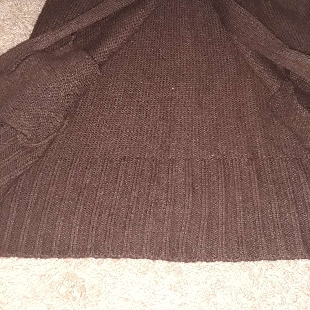 Derek Heart (Size M) Basic Brown Button Cardigan … - image 5